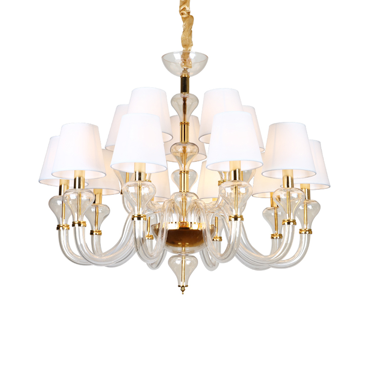 HITECDAD Ewopeyen Style dekoratif Luxury Glass bra chandelye