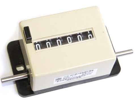 J116-001 Series 6-digit Revolution Counter With Button Reset#rotation mechanical counter