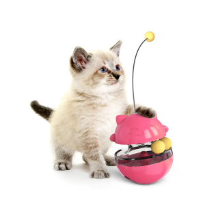 Jucării pentru pisici Instrumente amuzante de dresaj pentru animale de companie Lipsește mâncare pentru pisici Jucării cu minge Puzzle Tumbler Jucării pentru animale de companie