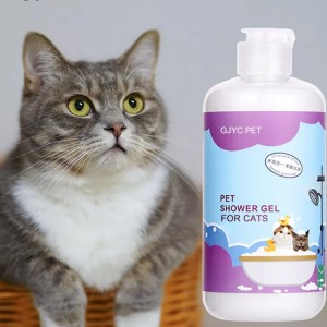 Xel de ducha para gatos Xel de ducha para mascotas, desodorante para gatos, xampú hidratante e picazón Ingrediente Herbal