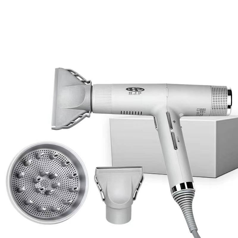 HJP P1 Ultralight Hair Dryer W/ Diffuser – Grey