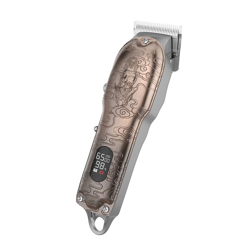JM106 440c lama in acciaio inossidabile sei pettini limite tagliacapelli display a LED zinco pressofusione tagliacapelli