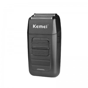 KM-1102 Veľkoobchod lacný predaj nabíjateľných pánskych elektrických holiacich strojčekov KEMEI vyskakovací holiaci strojček Veľkoobchod