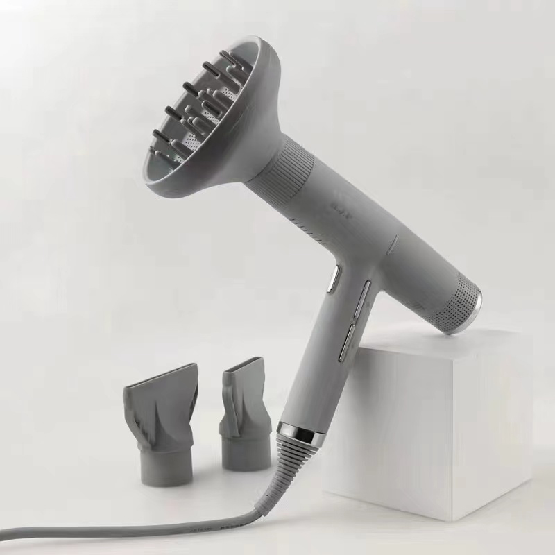מייבש שיער HJP P1 Ultralight עם מפזר – אפור