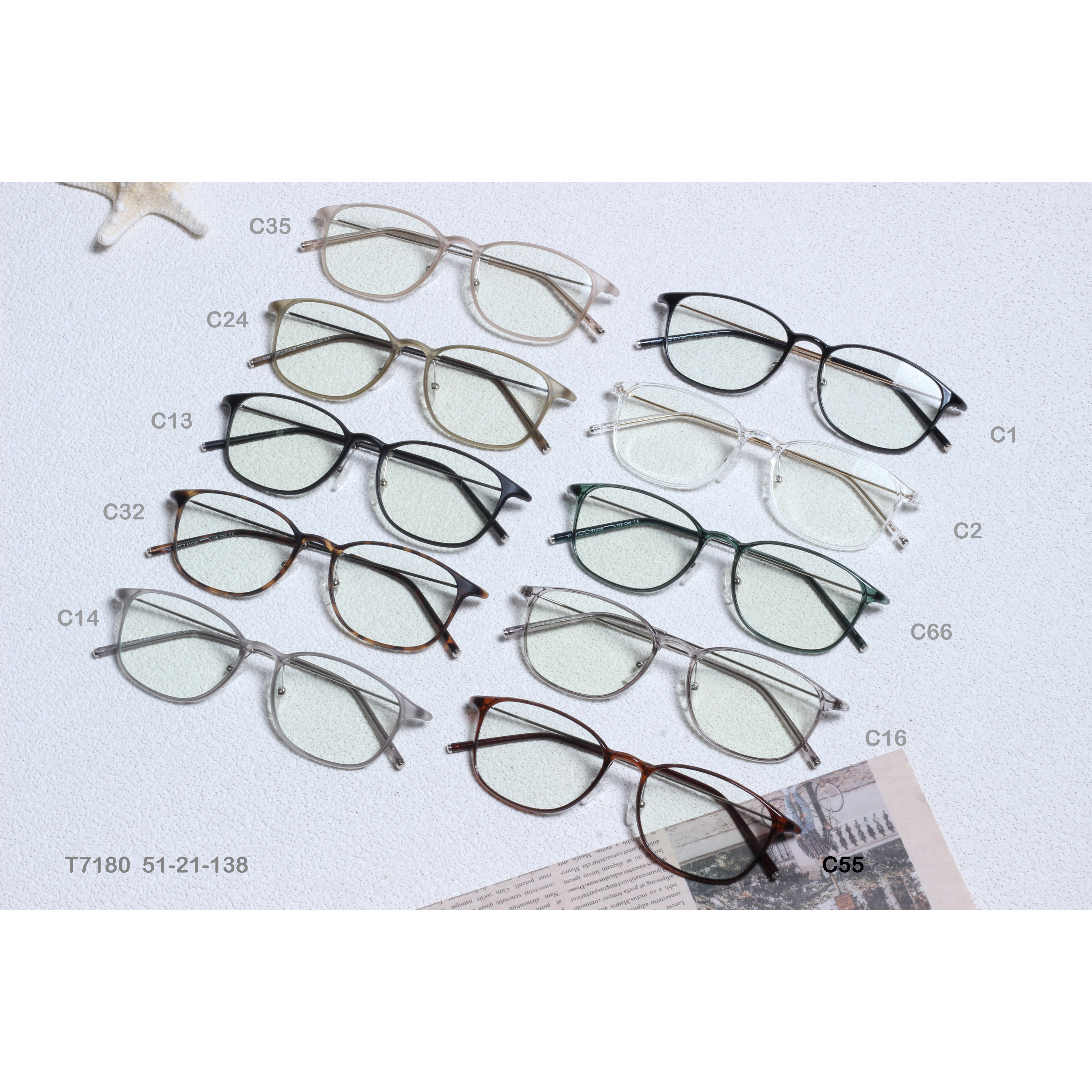 2022 Retro Cheap Round Round Rubber Soft Finished Frame