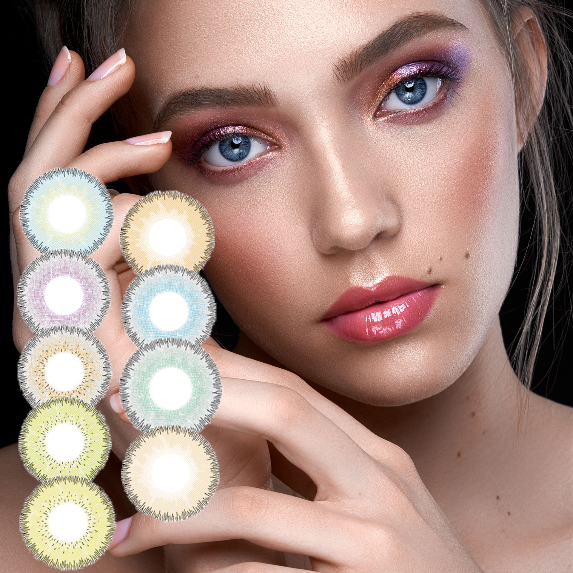 farve kontaktlinsefabrik Udvalgt billede