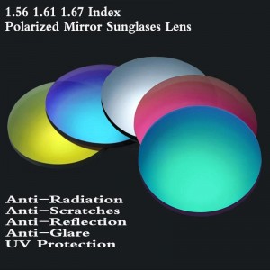 1.56 1.61 1.67 I-Index Multifocal Progressive Sun Glasses Lens