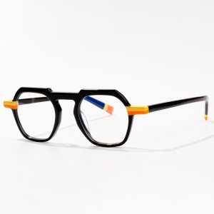 Bingkai Kacamata Asetat Buatan Tangan Unisex