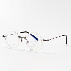 ОЕМ ODM оптички ацетатни тркалезни очила