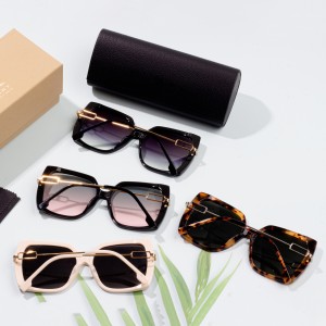 Design de marca retrô de óculos de sol da moda