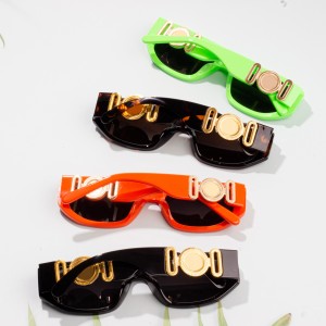 brand de ochelari de soare colorați de modă pentru femei