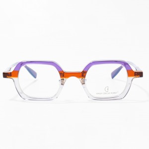 Bingkai kacamata unisex gaya paling anyar saka asetat