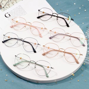 Eyewear Titanium Optical Frames Wholesale Metal Glasses