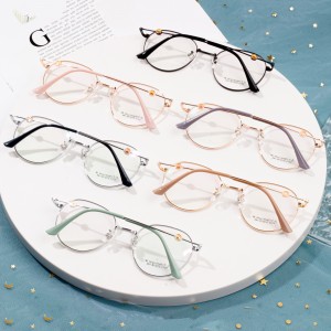 Eyewear Titanium Optical Frames Wholesale Metal Magalasi