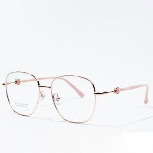 Heiße Verkaufs-Frauen-metalloptische Brillen-Rahmen