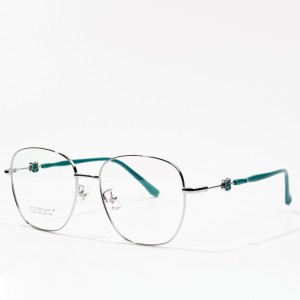 Titanijumski ženski okviri za naočale sa optičkim lećama protiv plave svjetlosti
