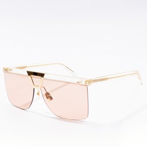 novos óculos de sol transparentes quadrados retrô fashion
