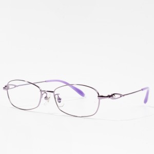 Montures de lunettes en titane à petit bord