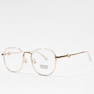 Marco de lentes de metal vintage Marco de lentes ópticos
