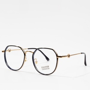 Винтидж метална рамка за очила Оптична рамка за очила