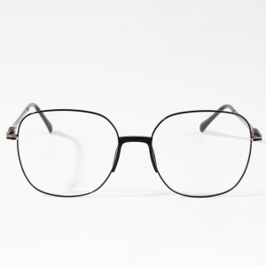 Kerek kör átlátszó lencse női tervező szemüveg optikai keret