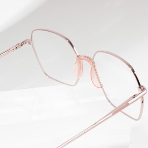 Modebrille Vroue optiese metaalrame brille Groothandel