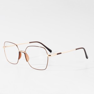 Syzet e modës për femra Korniza metalike optike Syze me shumicë