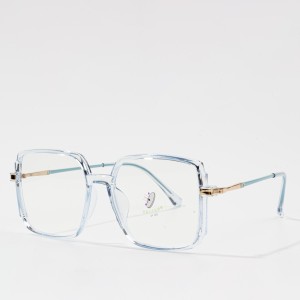 Klasyczne kwadratowe oprawki do okularów Damskie okulary