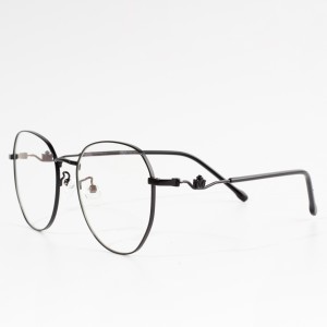 круглі оптичні окуляри металеві оправи