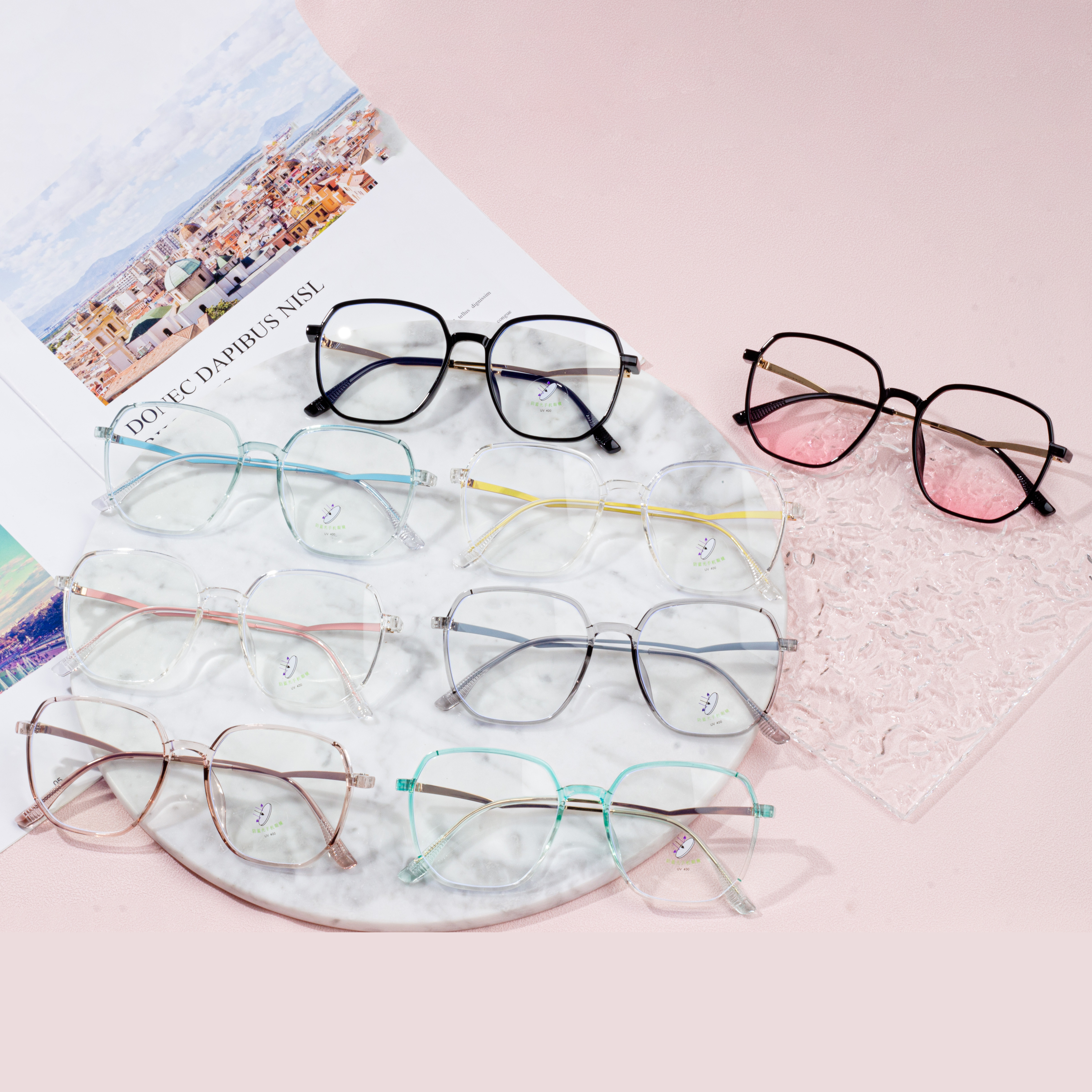 2022 ny modedesign glasögonbågar