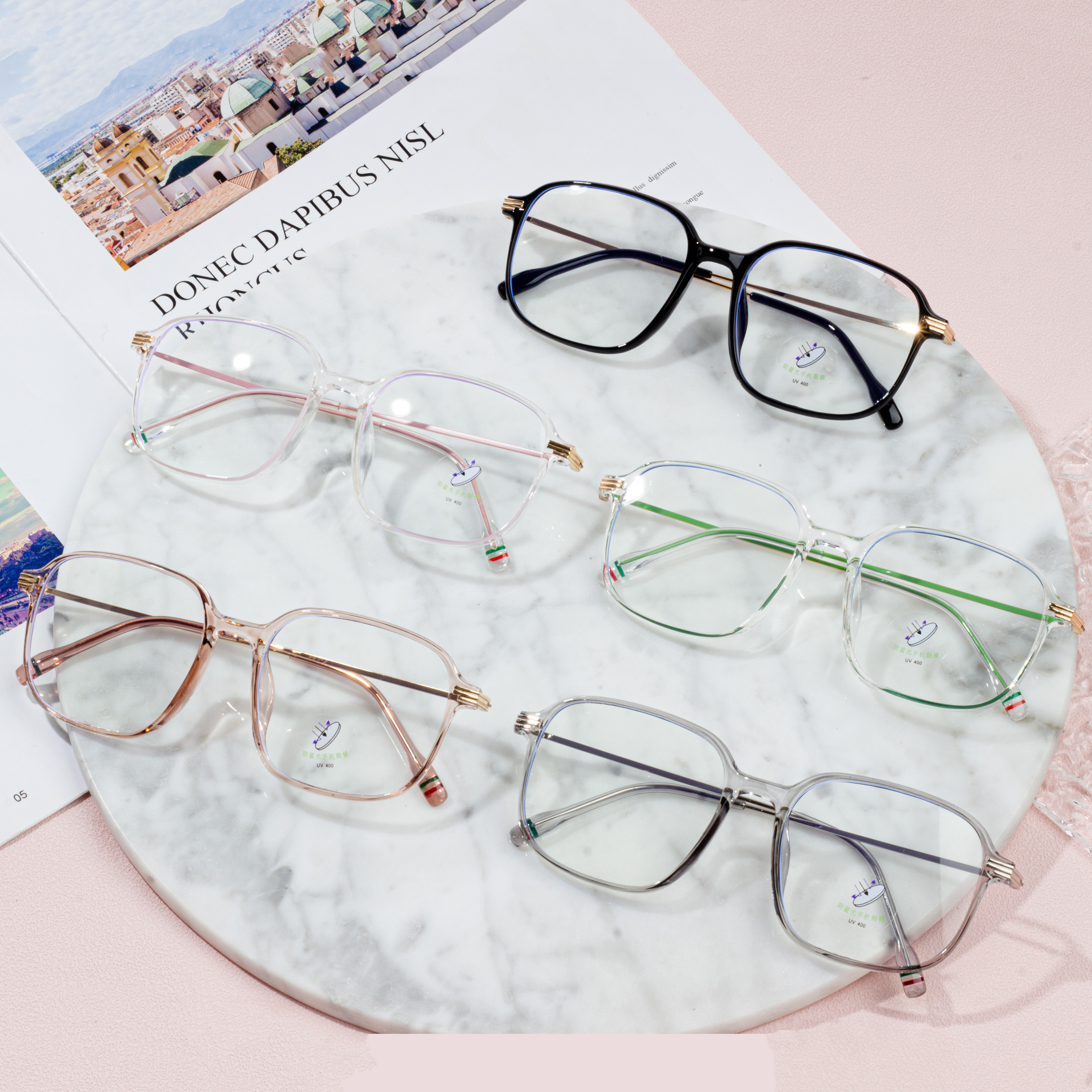 Feshene Women anti-blue-ray eyeglasses Optical Frames
