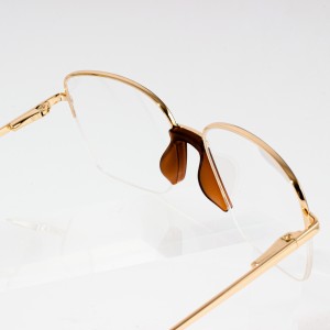 Bingkai kacamata logam optik berkualitas tinggi untuk pria
