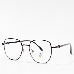 रेट्रो मेटल चष्मा फ्रेम चष्मा