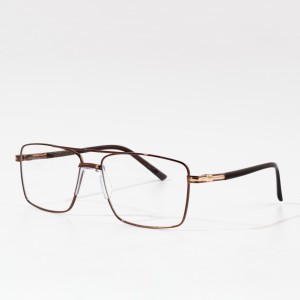 Marcos ópticos de las gafas del logotipo de encargo de la moda Marcos cuadrados de las lentes de los hombres
