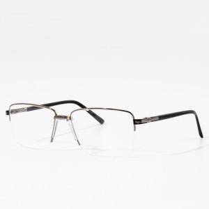 إطارات نظارات متنوعة رخيصة الثمن ومخزون معدني جاهز للرجال