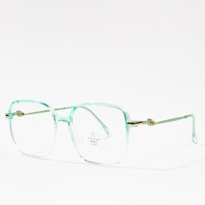 Nuevo marco de anteojos óptico transparente de moda