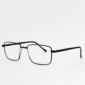 Γυαλιά γυαλιών γυαλιών γυαλιών με μεταλλικό οπτικό πλαίσιο με συνταγή για άνδρες