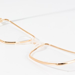 Fabriksförsäljning Fashionabla nydesignade metallglasögon för män