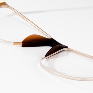 Gafas graduadas clásicas de montura completa de metal con monturas ópticas para homes