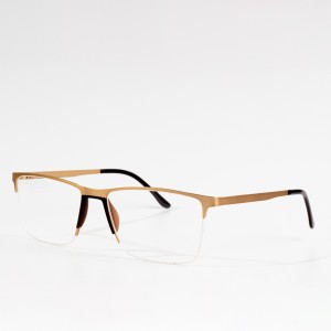 Kovinski optični okvirji polnega okvirja Klasična dioptrijska očala za moške