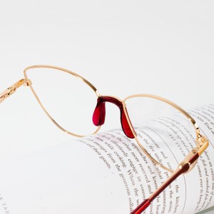 Легкие металлические очки из нержавеющей стали с оптической оправой для женщин