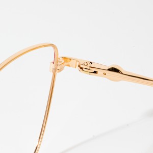 軽量ステンレス オプティカル フレームの女性の金属メガネ
