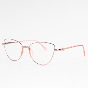I-Lightweight Stainless Optical Frame Women Metal Glasses