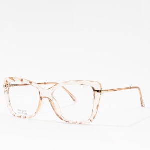 TR Oversized Glasses Transparent Glasögon för dam