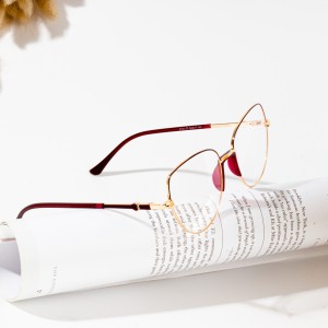Klasikiniai Glasses akiniai moterims balno nosies pagalvėlės