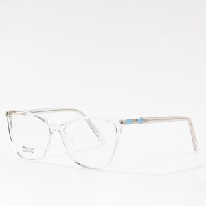 Oversized Cat Eye Blue Light Blocking Glasses ສໍາລັບແມ່ຍິງ TR Frame Glasses