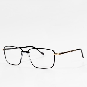 Nuevos anteojos de metal óptico para hombres de alta calidad