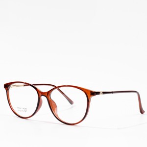 Eyeglasses Lens Clir Clasurol ar gyfer Merched Ffrâm TR Eyewear