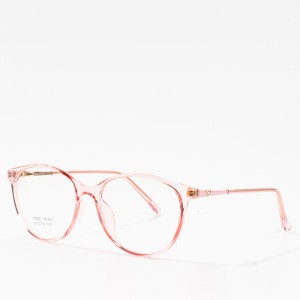 Класични очила за очила со проѕирни леќи за жени Очила со TR рамка