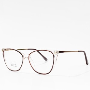 TR90 महिलाको चश्माले अनुकूलित स्टिलिश चश्मा